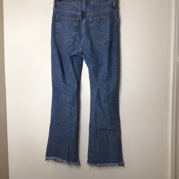 Just Black Denim jeans women 26 kick flare raw hem blue women - Picture 4 of 9